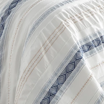 Pickford Blue - Duvet Cover Set - Cream & Blue - Levtex Home 2 Pickford Blue - Duvet Cover Set - Cream & Blue - Levtex Home - Image 2
