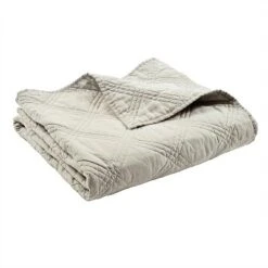 Linen Front/Cotton Back Quilted Throw - Levtex Home -Cozy Home Decor Shop GUEST 0e336e03 a979 442c be92 feeb2538aae4