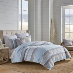 Santander Comforter Set - Blue, Grey & White - Levtex Home -Cozy Home Decor Shop GUEST 108611a5 21ef 4131 b30f f44760b86e1a