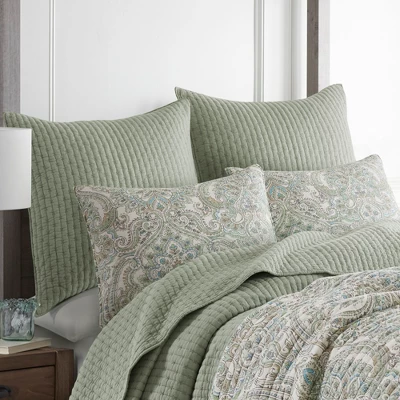 Cross Stitch Desert Sage Euro Sham Set Of 2 1 Cross Stitch Desert Sage Euro Sham Set Of 2