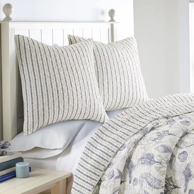 Tahiti Grey Euro Sham Set Of 2 - Levtex Home 1 Tahiti Grey Euro Sham Set Of 2 - Levtex Home