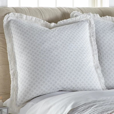 Pippa Floral Quilted Euro Sham - 2pk - Levtex Home 1 Pippa Floral Quilted Euro Sham - 2pk - Levtex Home