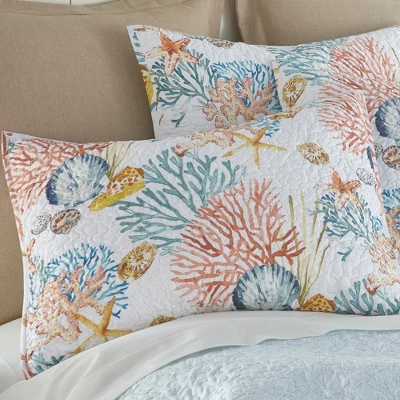 Bay Islands Euro Sham Set Of 2 - Levtex Home 2 Bay Islands Euro Sham Set Of 2 - Levtex Home - Image 2