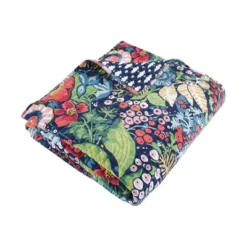 Night Garden Quilted Throw - Levtex Home
