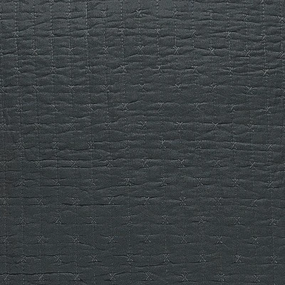 Cross Stitch Charcoal Euro Shams - Set Of 2 - Levtex Home 2 Cross Stitch Charcoal Euro Shams - Set Of 2 - Levtex Home - Image 2