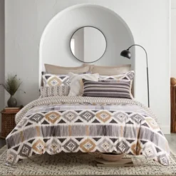 Santa Fe Duvet Set - Grey, Cream & Tan - Levtex Home 8 Santa Fe Duvet Set - Grey, Cream & Tan - Levtex Home -Cozy Home Decor Shop GUEST 618cc93b bb69 42b6 892e d3cfed90625c