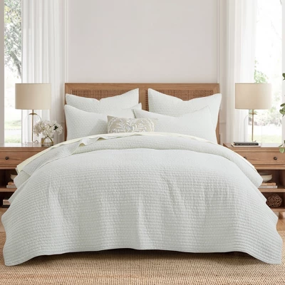 Eyelet Cream Euro Sham Set Of 2 - Levtex Home 3 Eyelet Cream Euro Sham Set Of 2 - Levtex Home - Image 3