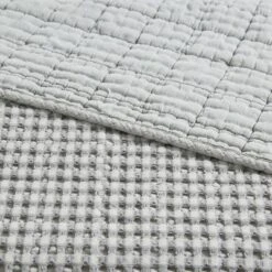 Mills Waffle Quilted Throw - Levtex Home -Cozy Home Decor Shop GUEST 7ba5bac0 9e4d 4d66 8fab 067efec08d95