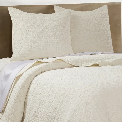 Beckett Cream Euro Sham Set Of 2 - Levtex Home 1 Beckett Cream Euro Sham Set Of 2 - Levtex Home