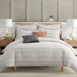 Leo Stripe Black Euro Sham Set Of 2 - Levtex Home -Cozy Home Decor Shop GUEST 912cd22d 34c1 4af6 ab62 ff18da05a1c6