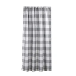 Camden Plaid Lined Curtain Panel With Rod Pocket - Levtex Home