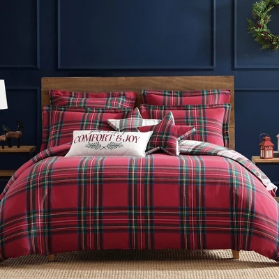 Spencer Plaid Flannel Duvet Cover Set - Levtex Home 1 Spencer Plaid Flannel Duvet Cover Set - Levtex Home