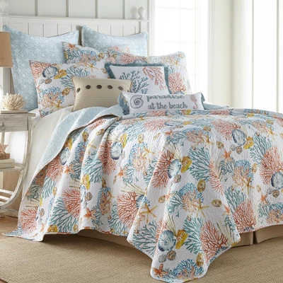 Bay Islands Euro Sham Set Of 2 - Levtex Home 1 Bay Islands Euro Sham Set Of 2 - Levtex Home