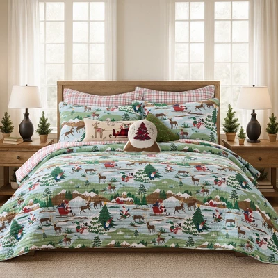 Merry Mountains Euro Sham Set Of 2 - Levtex Home 2 Merry Mountains Euro Sham Set Of 2 - Levtex Home - Image 2