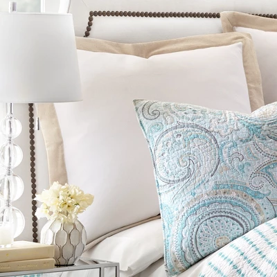 Spruce White Euros - Set Of 2 - Levtex Home 1 Spruce White Euros - Set Of 2 - Levtex Home