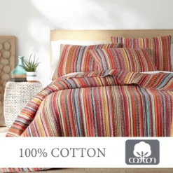 Uluru Stripe Quilt And Pillow Sham Set - Levtex Home 9 Uluru Stripe Quilt And Pillow Sham Set - Levtex Home -Cozy Home Decor Shop GUEST a53e125c d6b2 4314 b750 a4af84b7e592