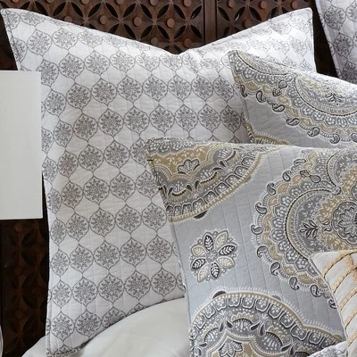 Solano Medallion Quilted Euro Sham - 2pk - Levtex Home 2 Solano Medallion Quilted Euro Sham - 2pk - Levtex Home - Image 2