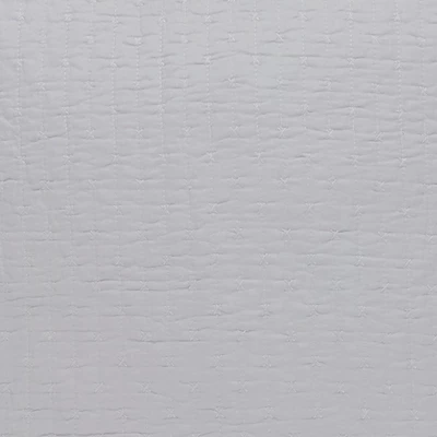 Cross Stitch Grey Solid Euro Shams - Set Of 2 - Levtex Home 2 Cross Stitch Grey Solid Euro Shams - Set Of 2 - Levtex Home - Image 2