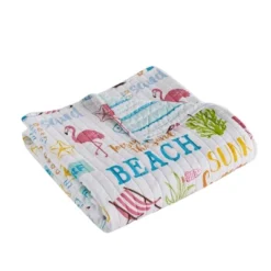 Beach Days Throw - One Quilted Throw - Levtex Home -Cozy Home Decor Shop GUEST b2a28aec 61a7 4bc1 b389 baa57ac593d9