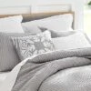 Mills - Grey Medallion Decorative Pillow - Levtex Home