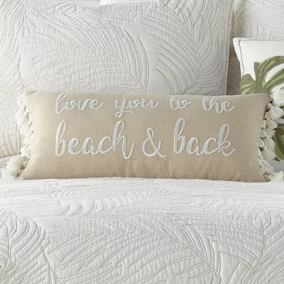 Palmira Beach And Back Decorative Pillow - Levtex Home 1 Palmira Beach And Back Decorative Pillow - Levtex Home