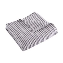Tobago Stripe Charcoal Quilted Throw - Levtex Home 5 Tobago Stripe Charcoal Quilted Throw - Levtex Home -Cozy Home Decor Shop GUEST bd9619d5 d5f0 4d40 87dd fa318a64beac