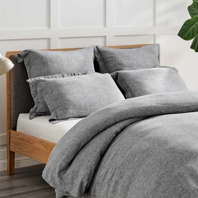 Washed Linen Duvet Cover - Levtex Home 3 Washed Linen Duvet Cover - Levtex Home - Image 3