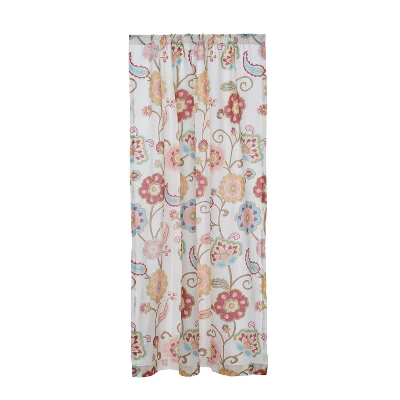 Ashbury Spring Floral Lined Shower Curtain With Grommets - Levtex Home 2 Ashbury Spring Floral Lined Shower Curtain With Grommets - Levtex Home - Image 2