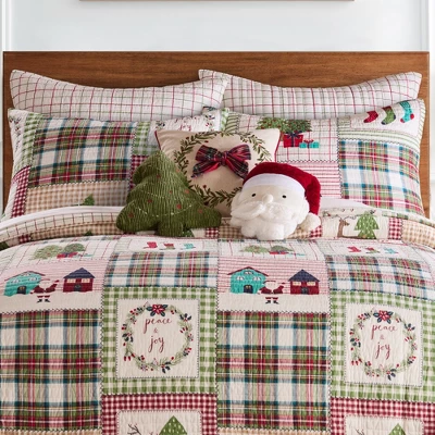 Home For Christmas Euro Sham Set Of 2 - Levtex Home 2 Home For Christmas Euro Sham Set Of 2 - Levtex Home - Image 2