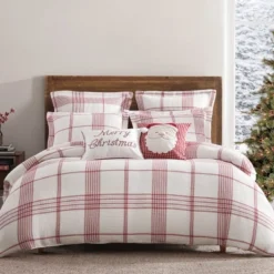 Peppermint Plaid Duvet Cover Set - Levtex Home