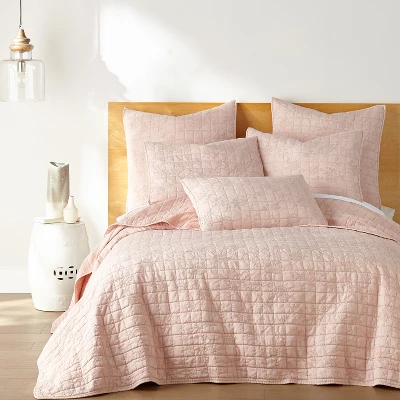 Bowie Blush Euro Sham Set Of 2 - Levtex Home 2 Bowie Blush Euro Sham Set Of 2 - Levtex Home - Image 2